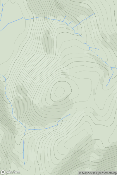 Thumbnail image for Capel Hill [The Glenkens to Annandale] showing contour plot for surrounding peak